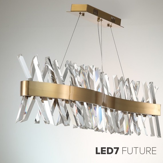 Loft Industry Modern - Razor Line Chandelier